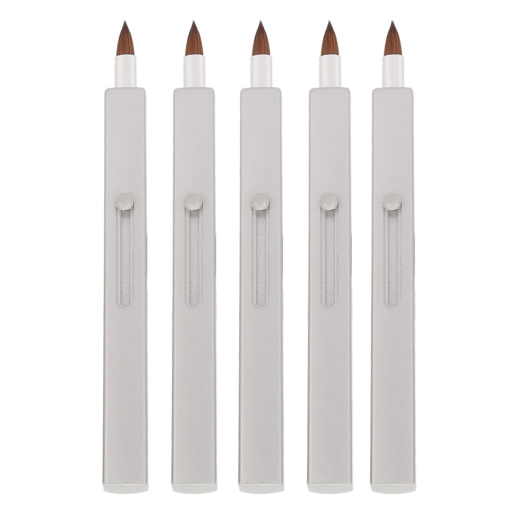 5Pcs Ended Retractable Lip Brush, Lip Brushes for Lip Stick, Liquid Lipstick, Liquid Blush,Lipgloss,Lip Plumping Lip Gloss, Lip Care Serum,Lip Liner Pens