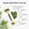 Cipzi Face Massager For Women Reusable Silicon Ice Cube Roller Massage And 100% Natural Jade Roller with Gua Sha Stone Set Facial Roller For Skin Eye Neck Body view 2