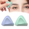 pistro 2 Pieces Eyebrow Trimmer Beauty Tool Lightweight Knife Safety Facial Stainless Steel Shaving Removerl Makeup Triangle for Women - Purple Green view 3