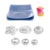 pistro Blesiya DIY Aluminum Alloy Bath Mold Shrink Soap Wrap Set - C view 4