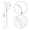 G2PLUS 300PCS Crystal Mascara Wands, White Eyelash Brush Applicator, Disposable Spoolies Makeup Kits for Applying Mascara, Lash Extensions and Eyebrow Brush view 2