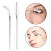 G2PLUS 300PCS Crystal Mascara Wands, White Eyelash Brush Applicator, Disposable Spoolies Makeup Kits for Applying Mascara, Lash Extensions and Eyebrow Brush view 3
