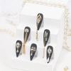 Gold Nail Charms Metal Luxury White Zircon Rhinestones for Nail Art Crystal Gems Jewelry Diamond Decoration - DIY for Girls Women (12 Pieces) view 3