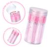 G2PLUS 100PCS Eyelash Brush, Ajustable Disposable Mascara Wands, Crystal Lash Spoolie, Eyebrow Spoolie Brush with Container for Makeup, Eyelash Extensions (Pink) view 3