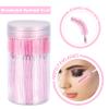 G2PLUS 100PCS Eyelash Brush, Ajustable Disposable Mascara Wands, Crystal Lash Spoolie, Eyebrow Spoolie Brush with Container for Makeup, Eyelash Extensions (Pink) view 4