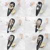 12pcs Gold Nail Charms Metal Alloy Zircon Pearl Crystal Rhinestone Nail Decoration for Girls & Women DIY Jewellery view 2