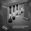 Foldable Makeup Brush Drying Rack, Makeup Brush Dryer with 12pcs Magnetic Silicone Caps, Versatile Brush Dryer Stand for Makeup Brushes Art Brushes, Practical Gift for Women Girls view 2