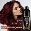 WFWJ Natural Wine Red Hair Dye Shampoo,Magic Hair Dye Shampoo,Colors Hair in 15 Minutes,Long Lasting,500 Ml3-In-1 Hair Color view 3