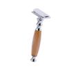 pistro Men Double Edge Safety Shaving Moustache Grooming Tool - Light Brown view 3