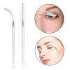 G2PLUS 100PCS Crystal Eyelash Brush, Disposable Mascara Wands, White Lash Spoolies Applicator Makeup Kits for Applying Mascara, Lash Extensions and Eyebrow Brush view 3