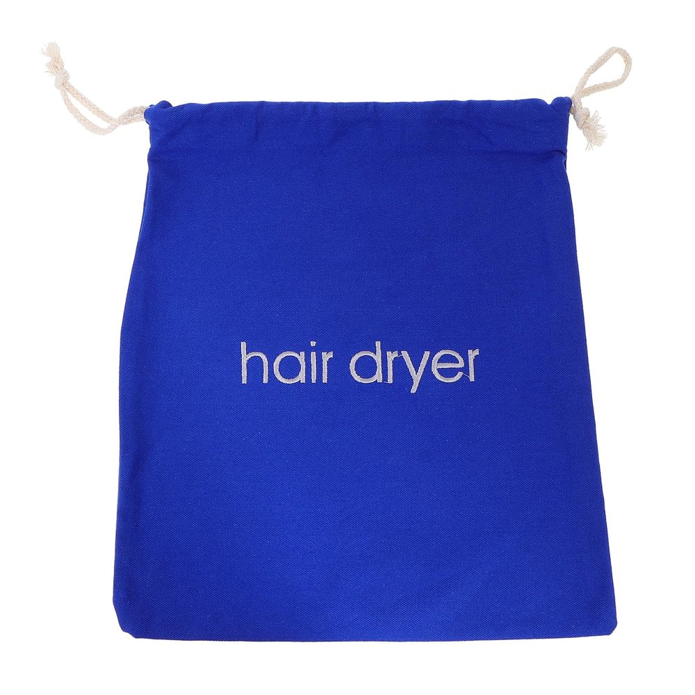 FOMIYES 1pc Hair Dryer Storage Bag Black Travel Bag Travel Toiletries Containers Cotton Makeup Bag Toiletry Bag Cosmetic Bag Hair Dryer Bag Drawstring Black Pouch Blue