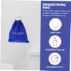 FOMIYES 1pc Hair Dryer Storage Bag Black Travel Bag Travel Toiletries Containers Cotton Makeup Bag Toiletry Bag Cosmetic Bag Hair Dryer Bag Drawstring Black Pouch Blue view 4