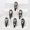 12Pcs Nail Charm Nail Art Metal Alloy Zircon Rhinestone for Nail Glitter Nail Crystal Gemstone Jewellery Nail Diamond Rhinestone Charm for Girl Woman Craft DIY Nail Art Decoration view 2