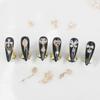 12Pcs Nail Charm Nail Art Metal Alloy Zircon Rhinestone for Nail Glitter Nail Crystal Gemstone Jewellery Nail Diamond Rhinestone Charm for Girl Woman Craft DIY Nail Art Decoration view 4