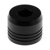 pistro Premium Men Barber Grooming Safety Stand Holder Support - Black view 3