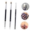 FOMIYES 1set Double- Eyeliner Brush and Concealer Brush for Makeup Application Includes for Concealing Dark Circles and Enhancing Eye Makeup view 2