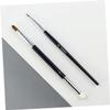 FOMIYES 1set Double- Eyeliner Brush and Concealer Brush for Makeup Application Includes for Concealing Dark Circles and Enhancing Eye Makeup view 3