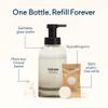 BLUELAND Hand Soap Duo, 2 Refillable Glass Foaming Hand Soap Dispensers with 8 Refill Tablets, Variety Scents, 8 x 9 Fl oz view 2