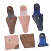 SEWOART 3pcs protective case for nail clippers nail trimmer pouch nail cuticle cover leather macrame supplies cuticle nipper cover plier holder for belt manicure pu crochet view 3