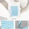 24Pcs Lash Lift Rods Ribbon Kit, Reusable Lash Lift Pads Lash Lift Tool, Soft Pads Silicone Perm Ribbon Eyelash Lifting Compensator, Eyelash Tapes Makeup Beauty Tools for Eyelashes Lifting (4 Colors) view 2