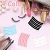 24Pcs Lash Lift Rods Ribbon Kit, Reusable Lash Lift Pads Lash Lift Tool, Soft Pads Silicone Perm Ribbon Eyelash Lifting Compensator, Eyelash Tapes Makeup Beauty Tools for Eyelashes Lifting (4 Colors) view 3