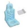 2Pcs Bath Pillow, Bathtub Cushion Full Body Bath Pillow with Head, Neck, Shoulder and Back Support Soft Breathable Folding Bathtub Cushion for Women Men Adults Hot Tub Spa (Pink Blue) view 2