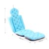 Bath Pillow, Bathtub Cushion Full Body Bath Pillow with Head, Neck, Shoulder and Back Support Soft Breathable Folding Bathtub Cushion for Women Men Adults,Blue view 2
