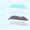 Bath Pillow, Bathtub Cushion Full Body Bath Pillow with Head, Neck, Shoulder and Back Support Soft Breathable Folding Bathtub Cushion for Women Men Adults,Blue view 3