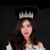 Luxury Cubic Zirconia Royal Queen Crown for Women Large Bridal Tiara for Prom Pageant Sweet 16 Quinceanera Birthday Princess Headpieces Wedding Hair Accessories (Gold) view 2