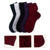FOMIYES 5pairs Women Gel Silicone Crack Socks Moisturizing Cotton Mid-Calf Socks for Foot Care Soft and Comfortable Random Colors view 3