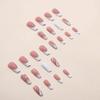 RikView Brand White Long Coffin Acrylic Press-on Nails, 24 PCS Ballerina Shaped, Glossy Finish, Full Well Tips, French Tips for Women and Girls view 3