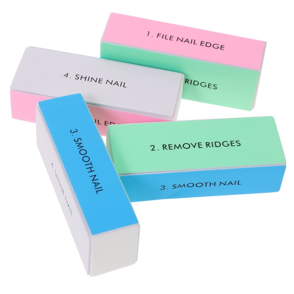 10pcs Manicure Kits Pedicure Tools Supplies Manicure Pedicure Tool Sandpaper Nail File Manicure Shiner 4 Way Nail Buffer Sponge Nail File 4 Way Nail Block Acrylic Product