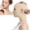 Full Face Sleeping Belt, Reusable V Shape Cheek Chin Slimming Belt Strap Face Mask Bandage,Thin Massage Shaper,V Line Face Belt (M) view 2