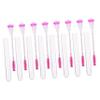 FOMIYES 8pcs Rhinestone Eyelash Brush Set Glamorous Makeup Applicators Comb for Lash Separation for Home Use and Diamond view 1
