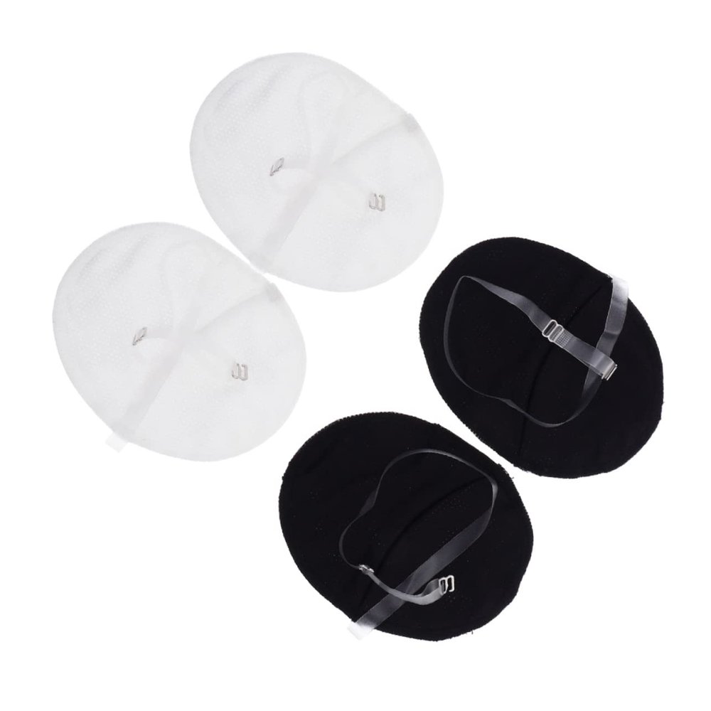 Healeved Odor- Underarm Pads 2 Pairs Polyester Portable Durable Armpit Comfort Fit for Women