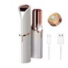Facial & Body Hair Remover for Women, Electric Face Razor with Led Light for Instant and Painless, Safe Trimmer, Hair Face & Body, Upper Lip, Chin, Bikini, Safe and Compact (White/Gold Rechargeable) view 1