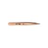 Grip Tweezer Pointed Tip Rose Gold R2  Precision Stainless Steel Tweezers for Ingrown Hair & Fine Hair Removal  Sharp Tip for Targeted Tweezing  Elegant Non-Slip Rose Gold Finish view 1