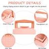 Gusnilo Sterilizer Box Nail Tool Disinfectant Jar Plastic Disinfectant Container Suitable for Nail Tools Hair Salons Beauty Centers and Manicure and Nail Equipment(Orange) view 3