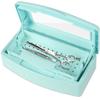 Gusnilo Barbicide Disinfectant Box Nail Art Tools Sanitizing Tray Disinfectant Container Nail Tool Sterilizer Box Plastic Clean Sterilizer Box Storage Organizer for Nail Manicure Tool (Light Green) view 1