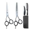 ATRIXU 5.5 inch Lefty Hairdressing Scissors Japan440C Thinning Shears for Left Handed Hairdresser Lefty Barber Accessories Professional Lefty Cutting Scissors Kit (Size : Scissors Kit) view 1
