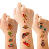 10 Sheets(120PCS) Space Temporary Tattoos for Kids Cartoon Fake Tattoo Stickers Cute Astronaut Rocket Alien UFO Star Design Waterproof Body Art Tattoo Sticker for Kids Birthday Party Decor Supplies view 1
