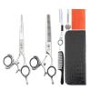 ATRIXU 5.5 Inch Japanese Hair Scissors Kit Salon Professional Hairdressing Scissors Barber Razor Edge Rotating Thumb Shears Swivel Thumb Scissor Rotary Haircut Cutting view 1