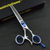 ATRIXU 6.0 Inch Hair Scissors Kit Professional Hairdressing Scissors Japanese Barber Razor Edge Rotating Thumb Shears Hair Clipper Professional Rotary Haircut Cutting Thinning view 4