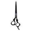 6.0 Inch Black Hair Styling Scissor Professional Hairdressing Scissors Kit Hair Cutting Thinning Shears Barber Accessories Dragon Shaped Salon Hair Clipper Japanese Steel ( Size : Cutting Scissor ) view 1