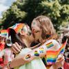 10 Sheets(108PCS) Pride Day Temporary Tattoo for LGBT Gay Pride Fake Tattoos Rainbow Flags Hearts Lips Stars Ribbons Tattoo Stickers Pride Parades Celebrations Party Supplies for Arm Body Face view 3