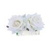 Abaodam Hair Accessory Floral Hair Comb Bridal Headpiece for Wedding Romantic Hairpin Party Clip view 1