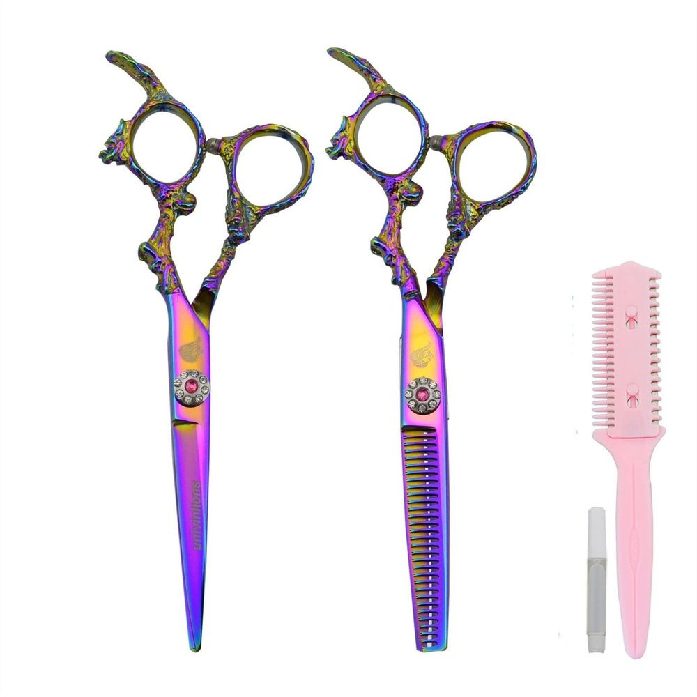 6.0 Inch Pink Hair Styling Scissor Professional Hairdressing Scissors Kit Hair Cutting Thinning Shears Barber Accessories For Hairdresser Hair Clipper Salon Hair Clips Japanese Steel ( Size : Scissors