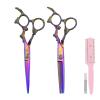6.0 Inch Pink Hair Styling Scissor Professional Hairdressing Scissors Kit Hair Cutting Thinning Shears Barber Accessories For Hairdresser Hair Clipper Salon Hair Clips Japanese Steel ( Size : Scissors view 1