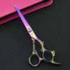 6.0 Inch Pink Hair Styling Scissor Professional Hairdressing Scissors Kit Hair Cutting Thinning Shears Barber Accessories For Hairdresser Hair Clipper Salon Hair Clips Japanese Steel ( Size : Scissors view 2