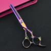 6.0 Inch Pink Hair Styling Scissor Professional Hairdressing Scissors Kit Hair Cutting Thinning Shears Barber Accessories For Hairdresser Hair Clipper Salon Hair Clips Japanese Steel ( Size : Scissors view 3